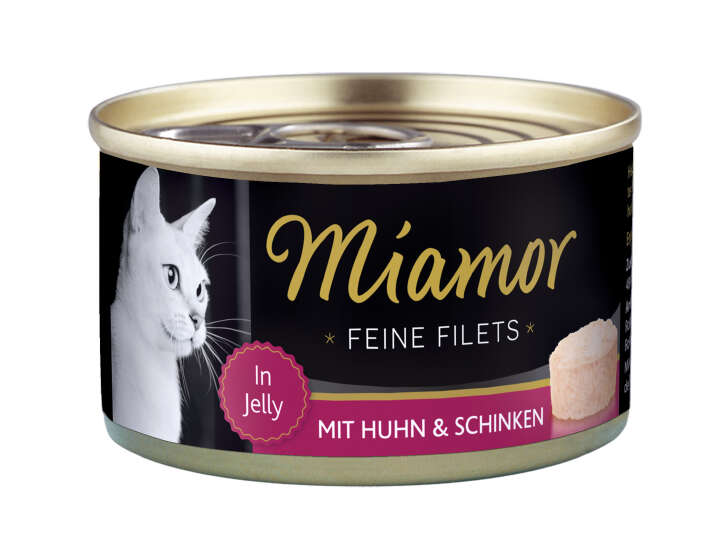 Miamor Katzen-Nassfutter Feine Filets mit Huhn & Schinken